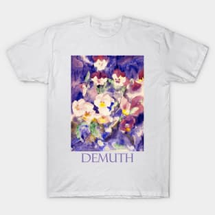 Pansies by Charles Demuth T-Shirt